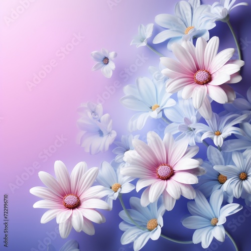 8th march women s day card with daisies. happy womens day floral greeting card.