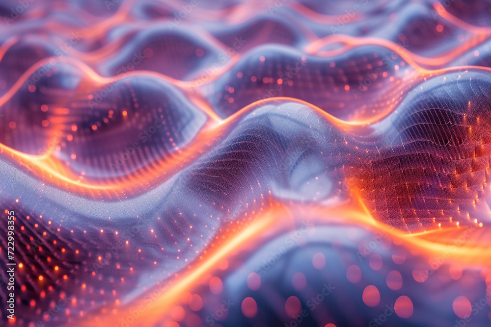 Fototapeta premium holo abstract 3d shapes