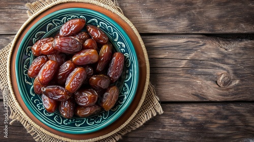a Middle Eastern man hand-taking dates, hands-taking dates during fasting break, dates closeup, dates eating, ramadan kareem dates, dates eating at home, dates on a bowl closeup