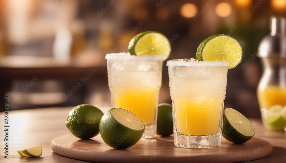 Fototapeta premium cocktail with lime