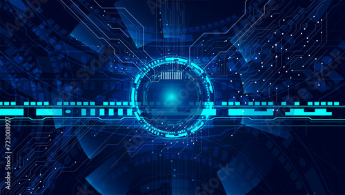 The futuristic science fiction wallpaper with neon effects style
