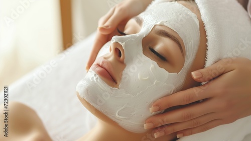 Beauty Spa Delight, Facial Treatment with Peeling Mask by Skilled Beautician