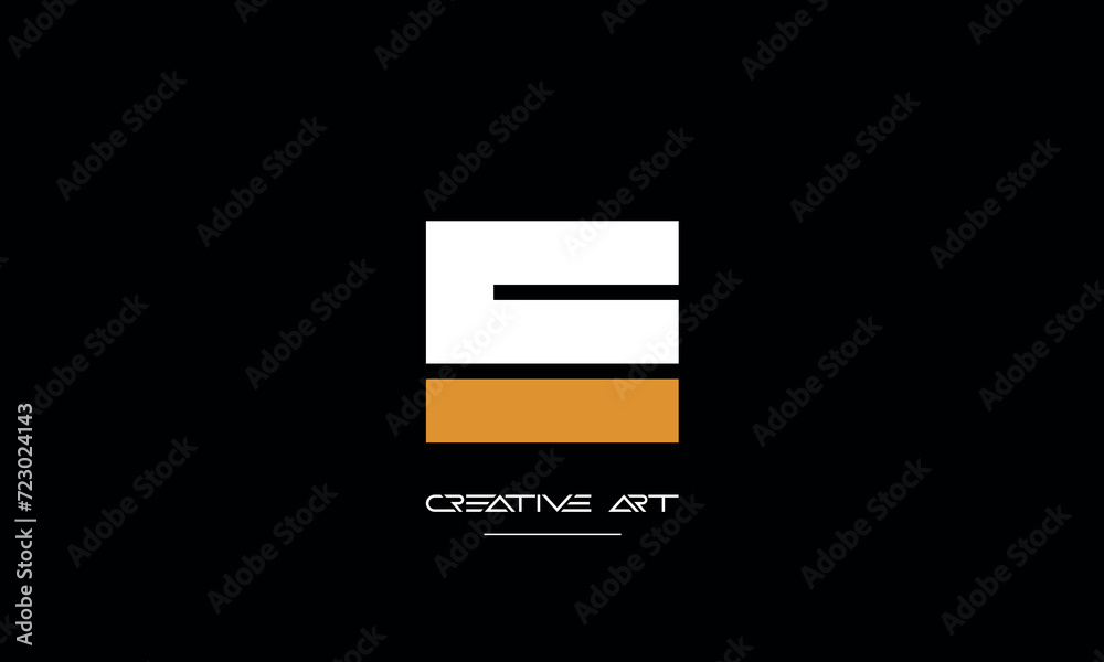 EI, IE, E, I abstract letters logo monogram EI, IE, E, I abstract letters logo monogram
