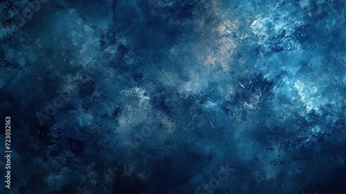Abstract blue watercolor background painting  dark blue abstract