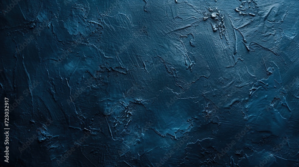Abstract Artistic Dark Stucco Wall Background in Navy Blue. Abstract Artistic Dark Stucco Wall Background in Navy Blue.