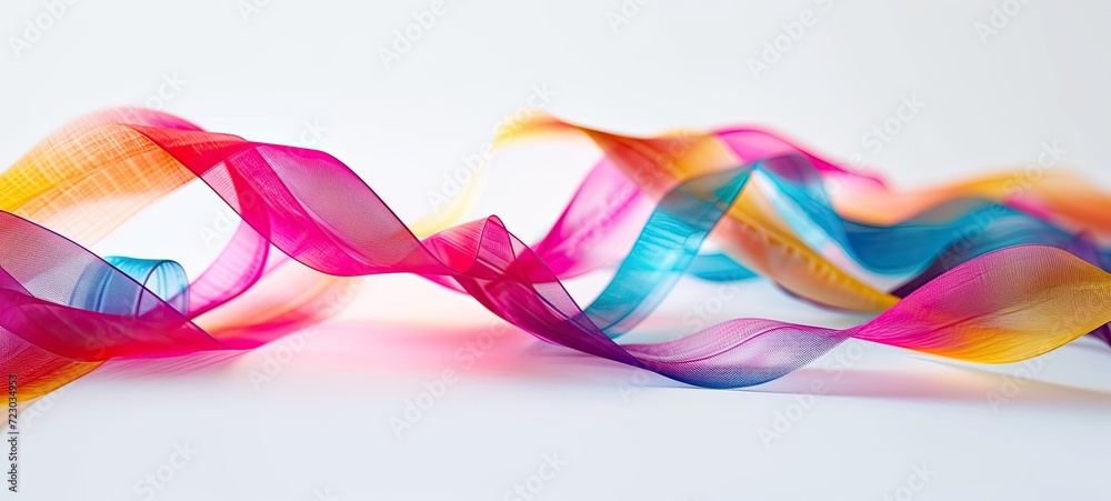 Vibrant ribbons, shapes, streaks, waves, curves, and swirls of color creating a dynamic and captivating display. Vibrant ribbons, shapes, streaks, waves, curves, and swirls of color creating a dynamic and captivating display.
