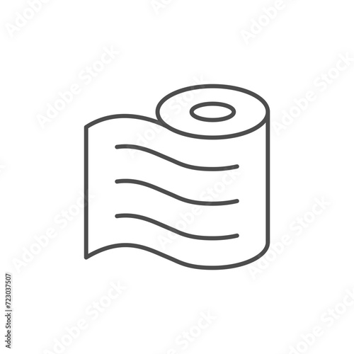 Elastic bandage line outline icon