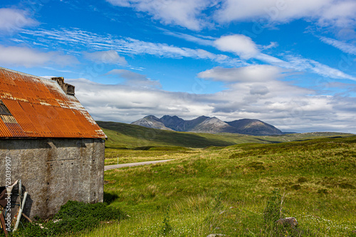 Old Farmers barn near An Teallach, dundonnell, scottish highlands photo