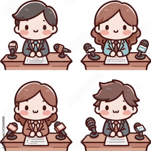 記者会見