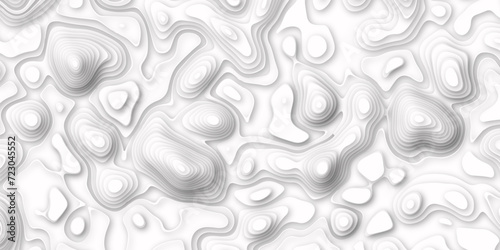  Abstract white pattern topography vector background. white topography contour lines map isolated on white background. The stylized height of the topographic map