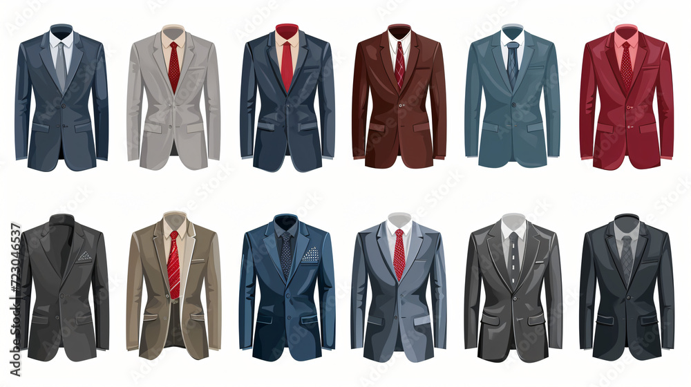 set of suits and ties set of suits and ties