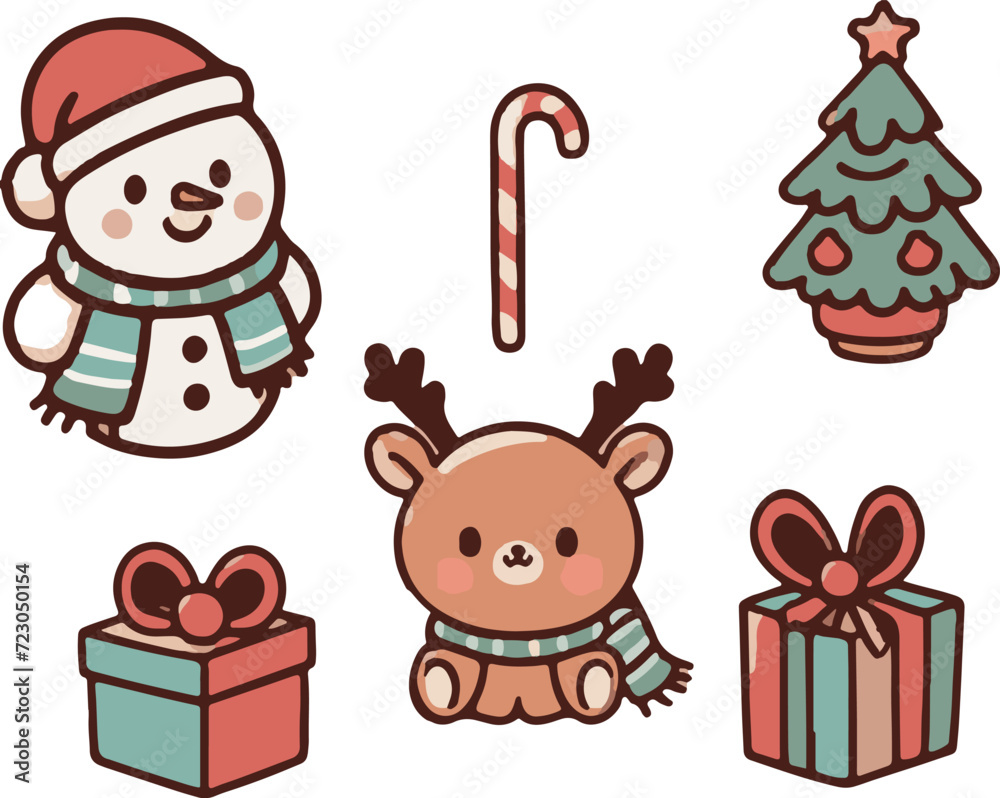 Naklejka premium クリスマスのサンタクロース