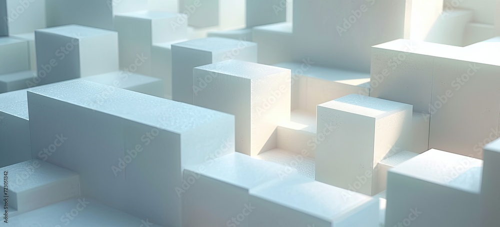 A background filled with randomly shifted white cube boxes, creating a dynamic and modern aesthetic. A background filled with randomly shifted white cube boxes, creating a dynamic and modern aesthetic.