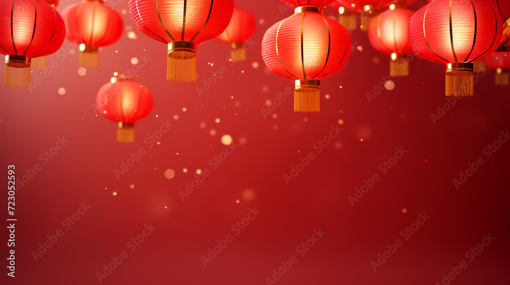 Chinese New Year background, red festive background Chinese New Year background, red festive background