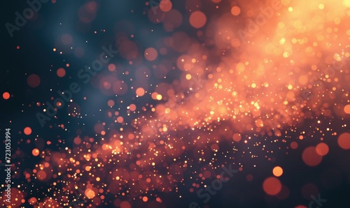 golden particle background