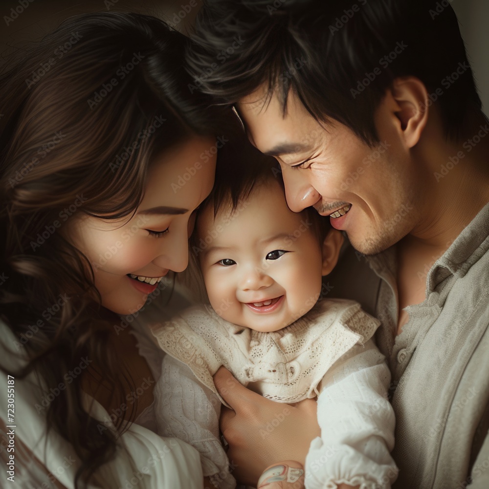 mother - child, father - happy family. mother - child, father - happy family.