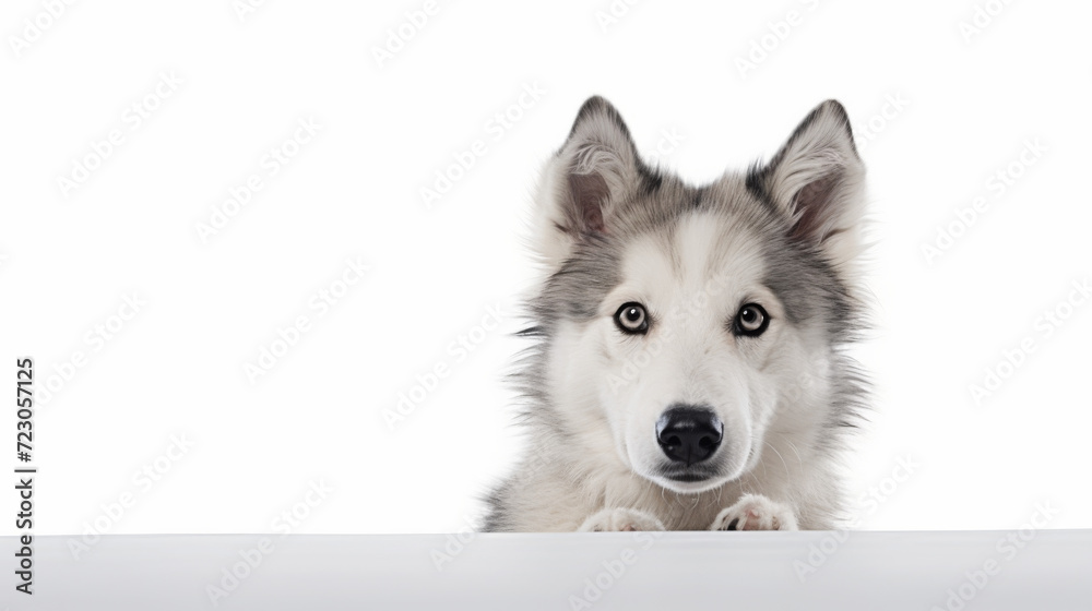 Obraz premium Portrait of a dog, looking straight into the camera