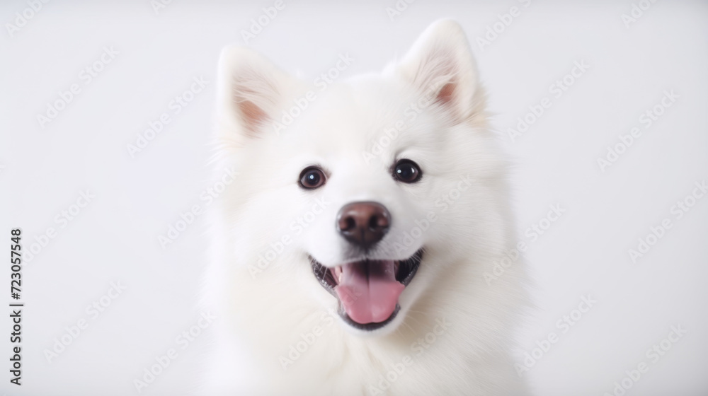 Portrait of a dog, looking straight into the camera