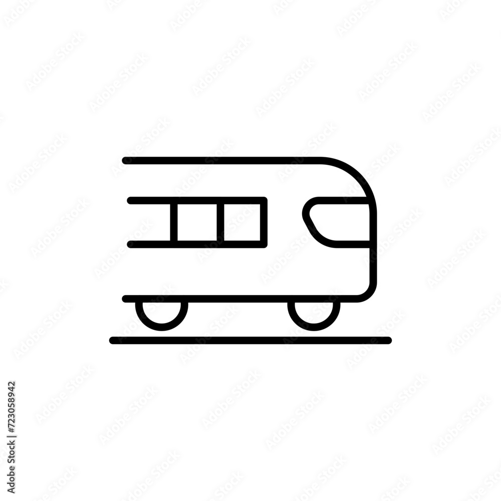 Train outline icons, minimalist vector illustration ,simple transparent graphic element .Isolated on white background Train outline icons, minimalist vector illustration ,simple transparent graphic element .Isolated on white background