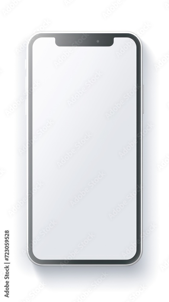 A Smartphone with empty touch screen, new model - stock vector A Smartphone with empty touch screen, new model - stock vector