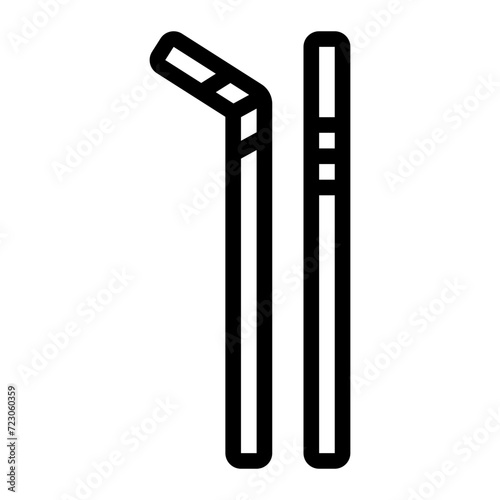 straw line icon