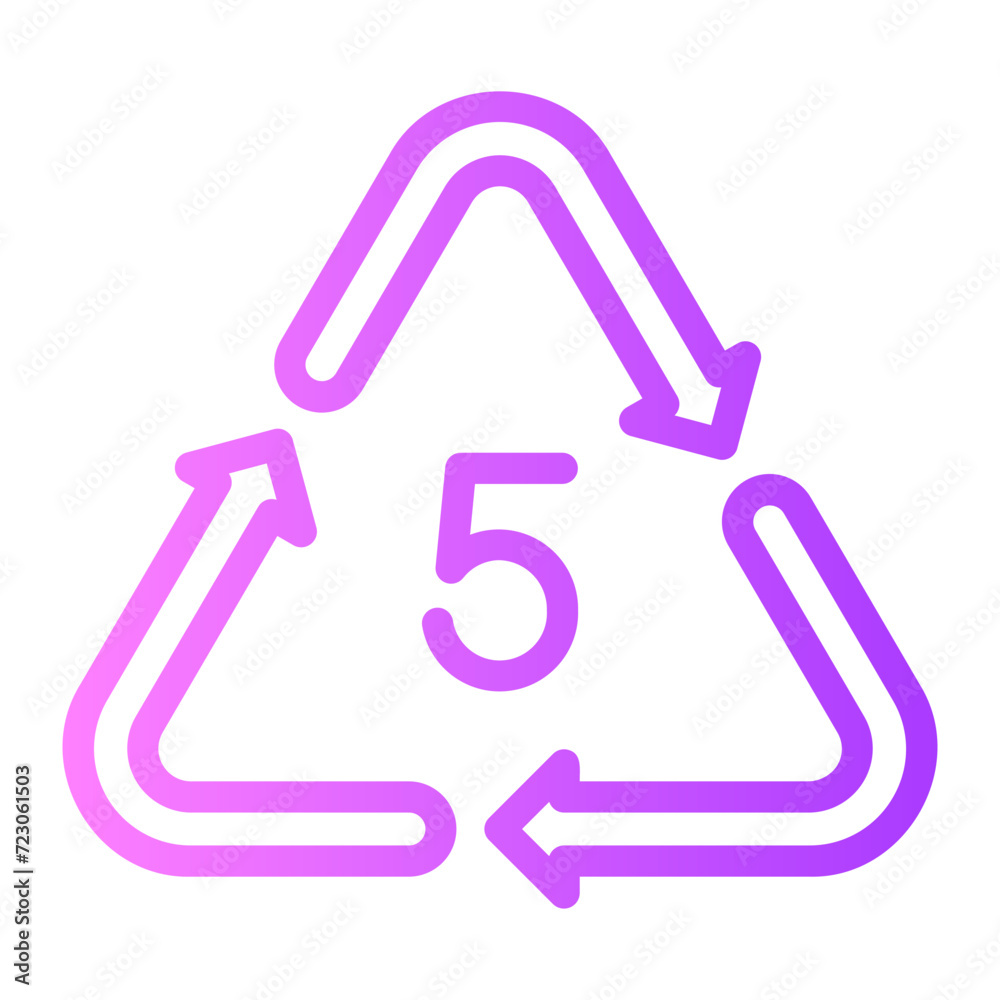 polypropylene gradient icon polypropylene gradient icon