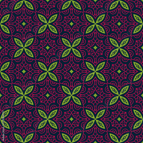 floral simple abstract batik