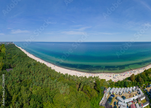 Plaża nad morzem bałtyckim Chlapowo photo