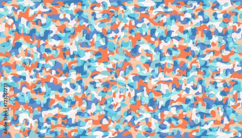 Seamless pattern for textile and fabric. Abstract ornament. Stock vector illustration