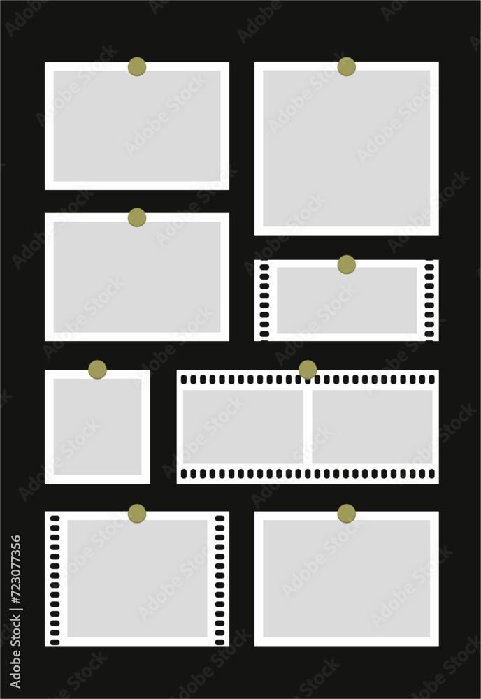 Pictures or photos frame collage. comics page grid layout abstract photo frames and digital photo wall template Pictures or photos frame collage. comics page grid layout abstract photo frames and digital photo wall template