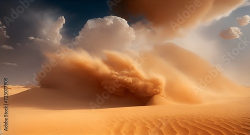 Sandstorm, gold sand