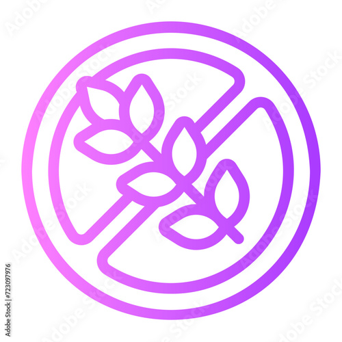 gluten free gradient icon