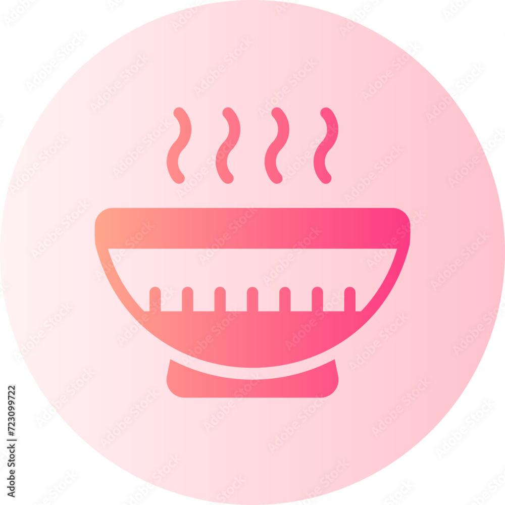 hot soup gradient icon
