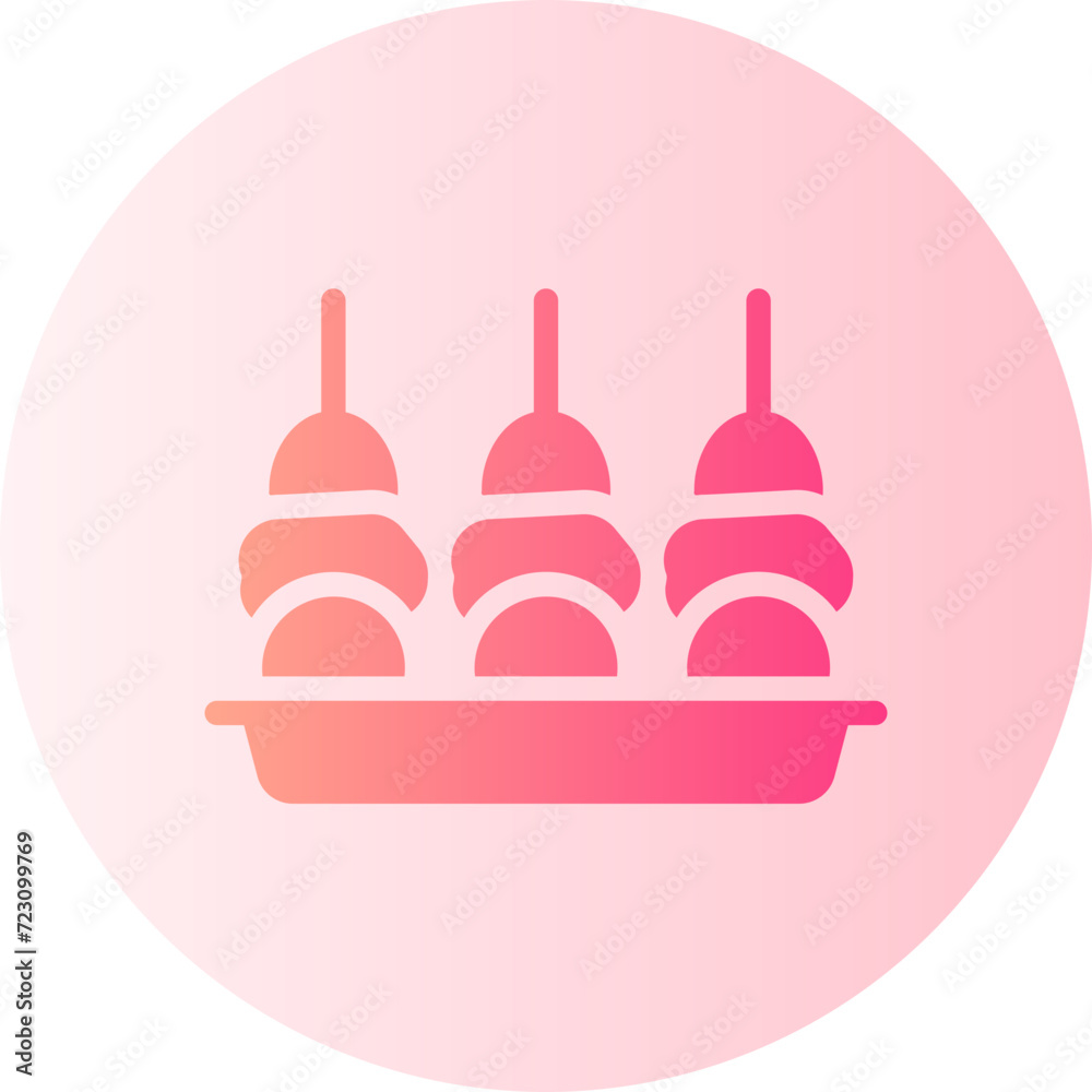 appetizer gradient icon appetizer gradient icon