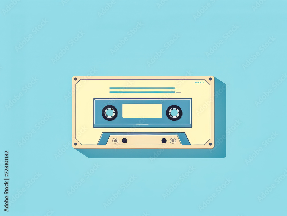 Fototapeta premium Minimalist background illustration with soft warm colors