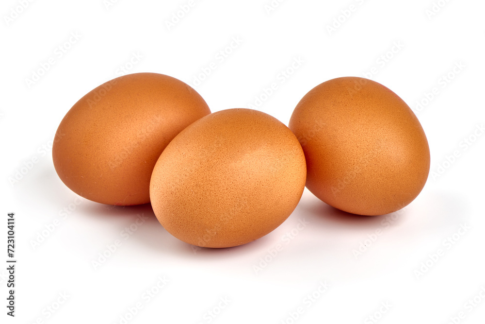 Eggs, isolated on white background. Eggs, isolated on white background.