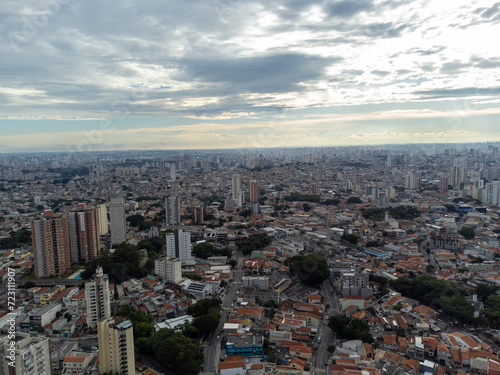 São Paulo Metropolis seen from above in the east zone region © Rodrigo