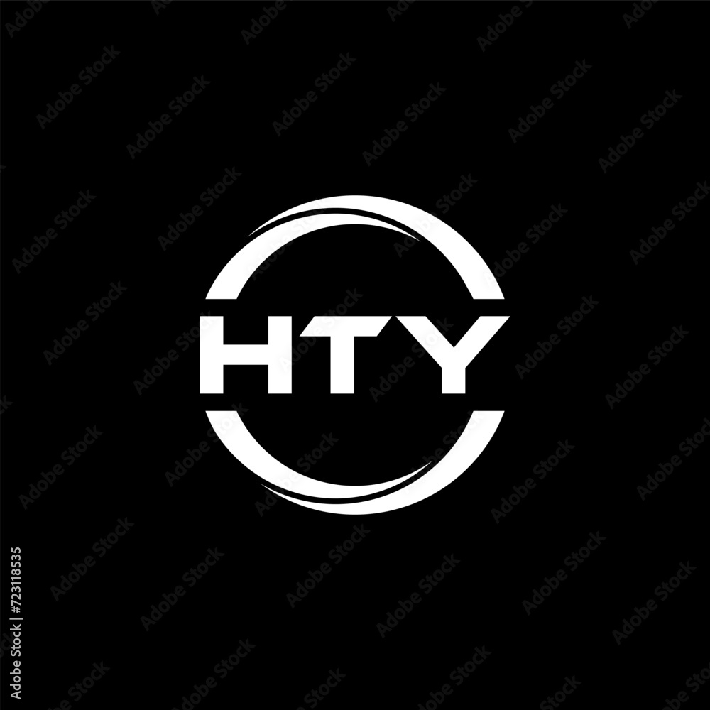 HTY letter logo design with black background in illustrator, cube logo, vector logo, modern alphabet font overlap style. calligraphy designs for logo, Poster, Invitation, etc. HTY letter logo design with black background in illustrator, cube logo, vector logo, modern alphabet font overlap style. calligraphy designs for logo, Poster, Invitation, etc.