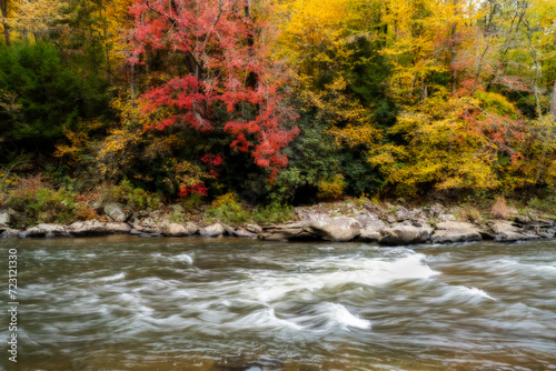 Fall colors along Big Sandy River