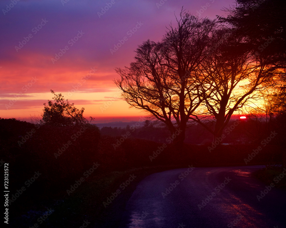 sunset drives in the scottish countryside in dumfries and galloway sunset drives in the scottish countryside in dumfries and galloway