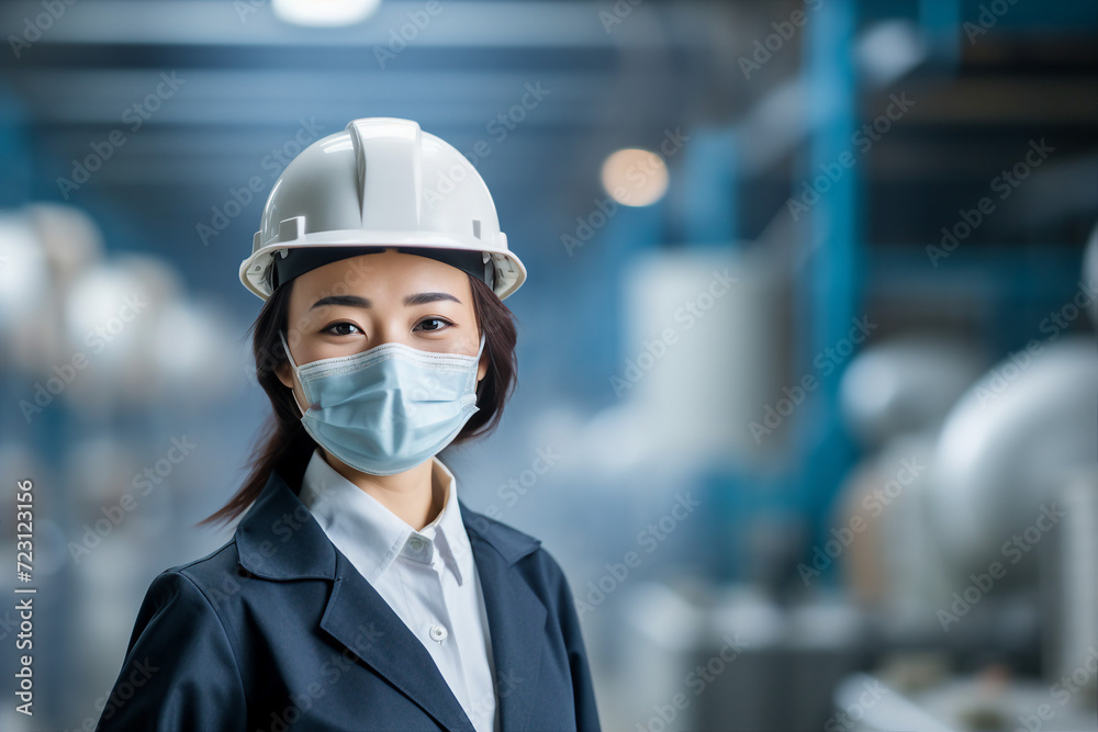 Generative ai image of mechanical engineering production factory and industry manufacturing Generative ai image of mechanical engineering production factory and industry manufacturing