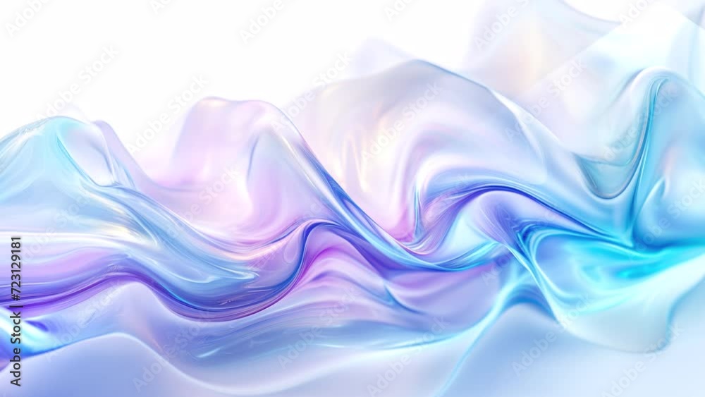 Abstract cloth Seamless Looped Animation Background. flowing Fluid Silk ...