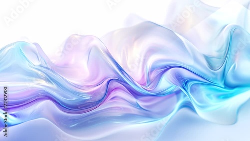 Abstract cloth Seamless Looped Animation Background. flowing Fluid Silk waves. Satin texture, gradient. pastel colors animated stock footage. live Wallpaper, elegant beautiful backdrop