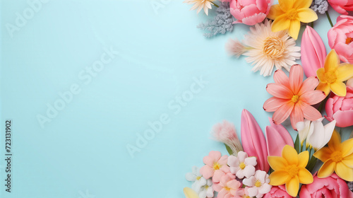 easter sale background with copy space , generated by AI © tino