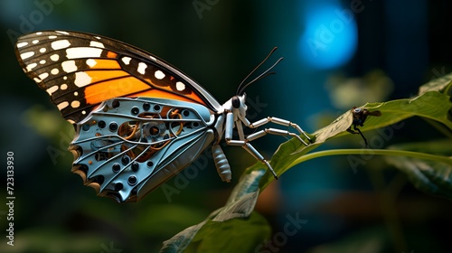 Harmony of Nature and Technology: Robotic Butterfly © Sumuditha