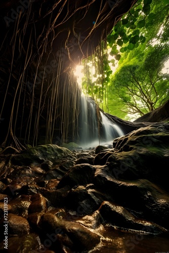 waterfall in the forest