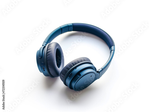 Beautiful design Bluetooth headphone on a white background. 
