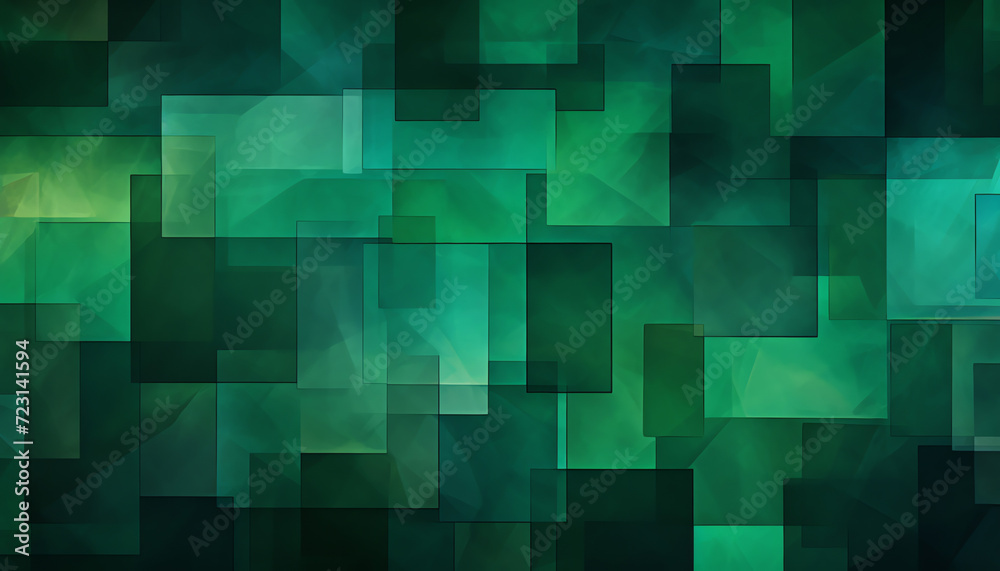 Emerald Elegance with Vibrant Green Scenery