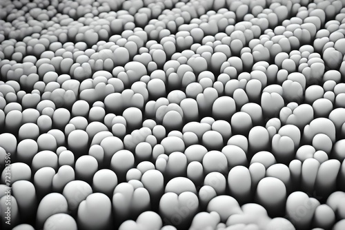 Bed foam black and white