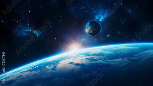 Enjoy breathtaking views of our beautiful planet from the vastness of space